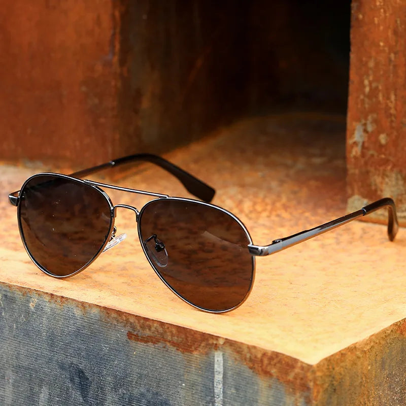 Classic Aviator Sunglasses for Men – Polarized UV400